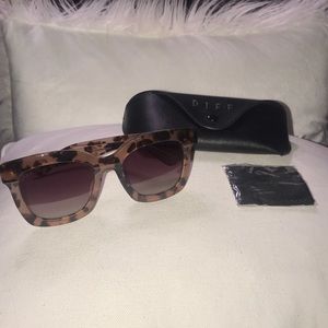 Worn 2 days- DIFF Carson Tortoise Sunglasses